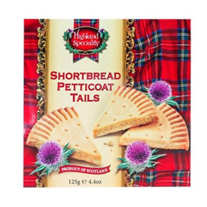 Picture of Highland Shortbread Petticoat Tails 125g x24